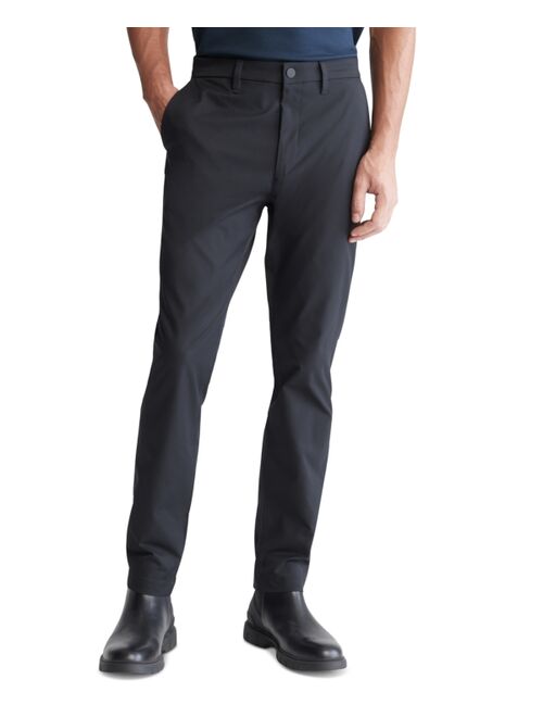 Calvin Klein Men's Slim-Fit Woven Stretch Chinos