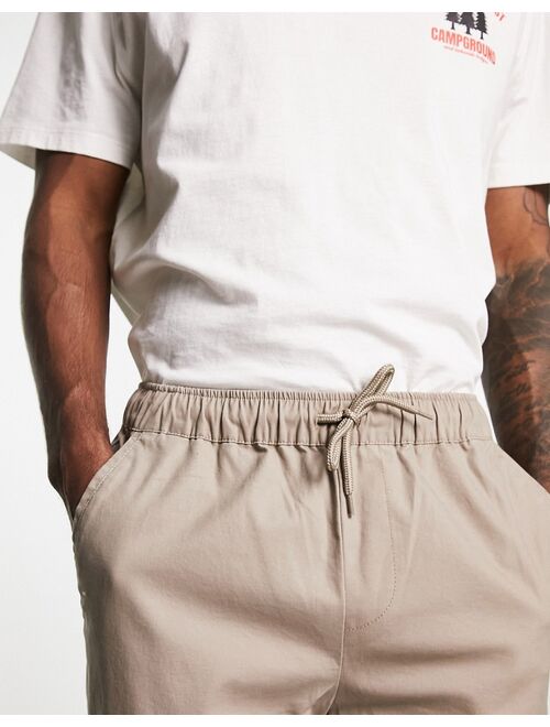 ASOS DESIGN skinny chino pants in light brown