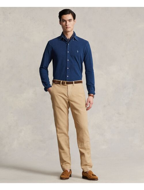 Polo Ralph Lauren Men's Straight Fit Linen-Cotton Pants