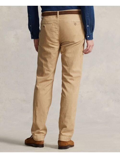 Polo Ralph Lauren Men's Straight Fit Linen-Cotton Pants