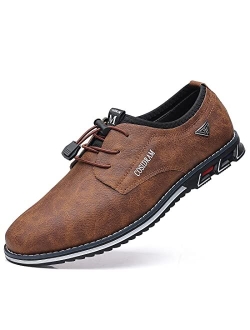 COSIDRAM Mens Casual Shoes Business Slip-on Shoes Comfort Fashion Office Shoes for Male