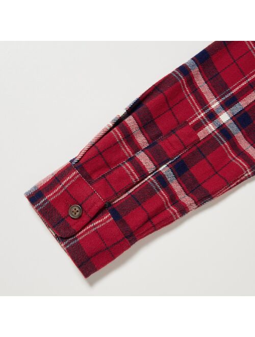 UNIQLO Flannel Checked Long-Sleeve Shirt