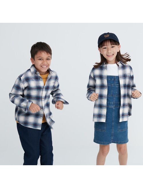 UNIQLO Flannel Checked Long-Sleeve Shirt