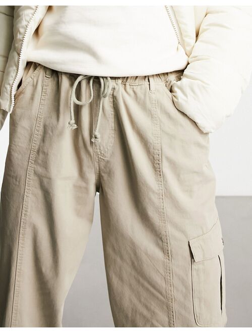 Reclaimed Vintage cargo pants in stone