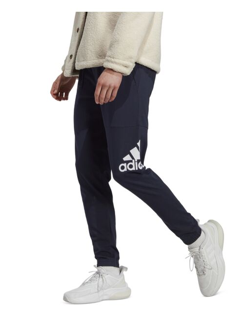 adidas Men's Essentials Single Jersey Tapered Badge of Sport Joggers