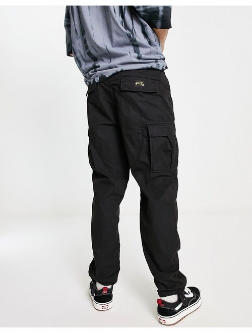 Stan Ray relaxed cargo pants in black