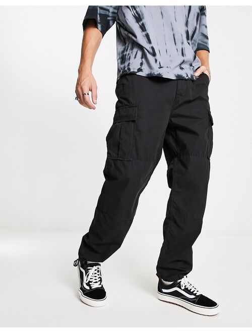 Stan Ray relaxed cargo pants in black