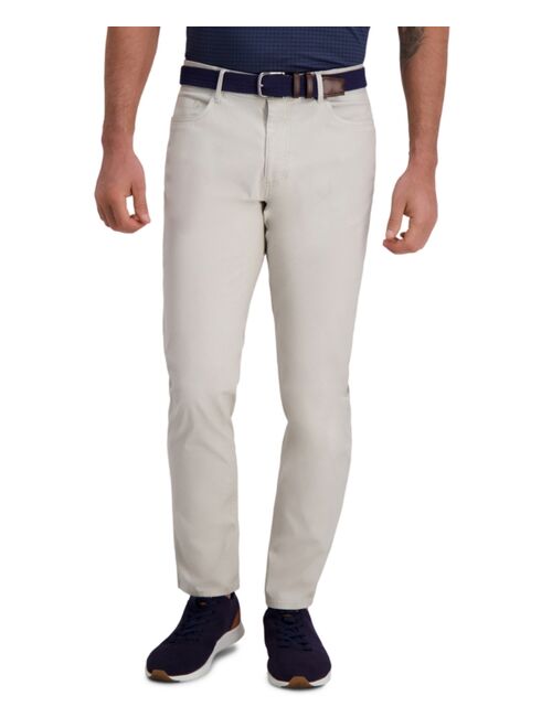 Haggar The Active Series City Flex Traveler Slim Fit Flat Front 5-Pocket Casual Pant (Ripstop)