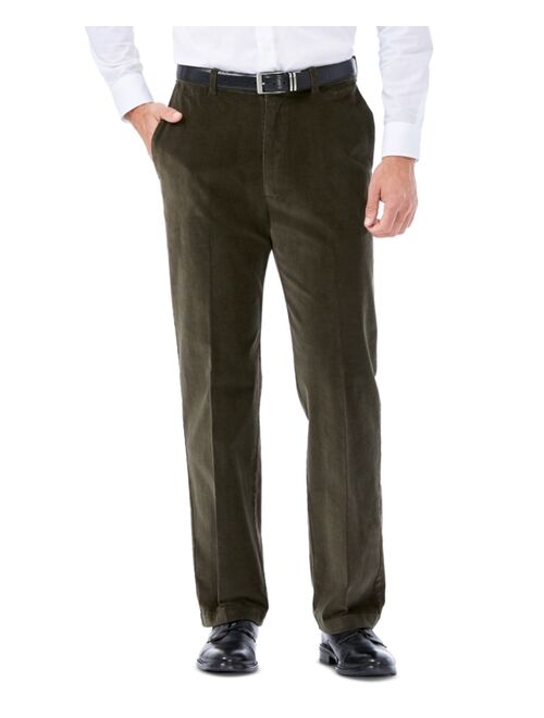 Haggar Men's Classic-Fit Stretch Corduroy Pants