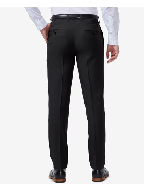 Haggar Men's Premium Comfort Slim-Fit Performance Stretch Flat-Front Dress Pants