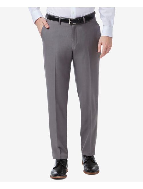 Haggar Men's Premium Comfort Slim-Fit Performance Stretch Flat-Front Dress Pants