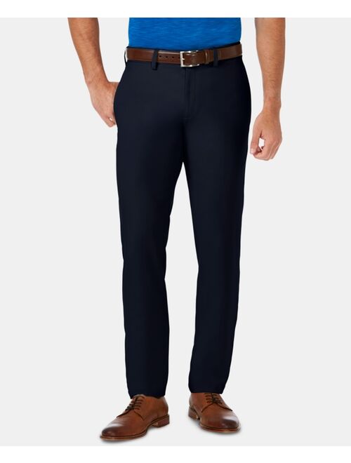 Haggar Men's Cool 18 Pro Slim-Fit 4-Way Stretch Moisture-Wicking Non-Iron Dress Pants