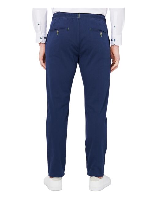 Society of Threads Men's Navy Drawstring Pants