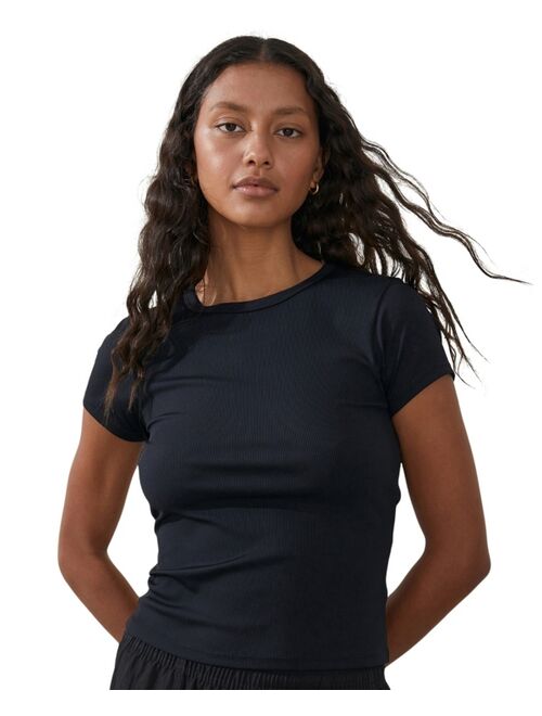 COTTON ON Women's Active Rib Gym T-shirt