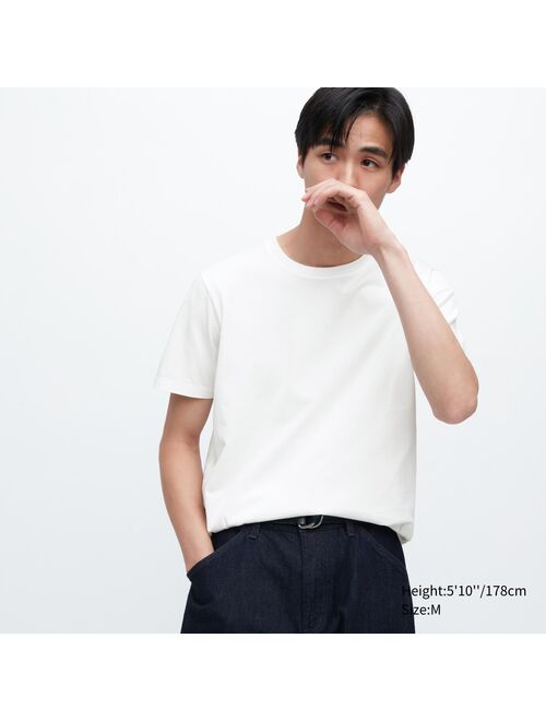 UNIQLO Supima Cotton Crew Neck Short-Sleeve T-Shirt