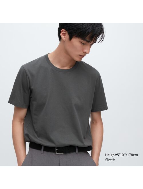 UNIQLO Supima Cotton Crew Neck Short-Sleeve T-Shirt