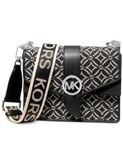 MICHAEL MICHAEL KORS Logo Greenwich Small Convertible Crossbody