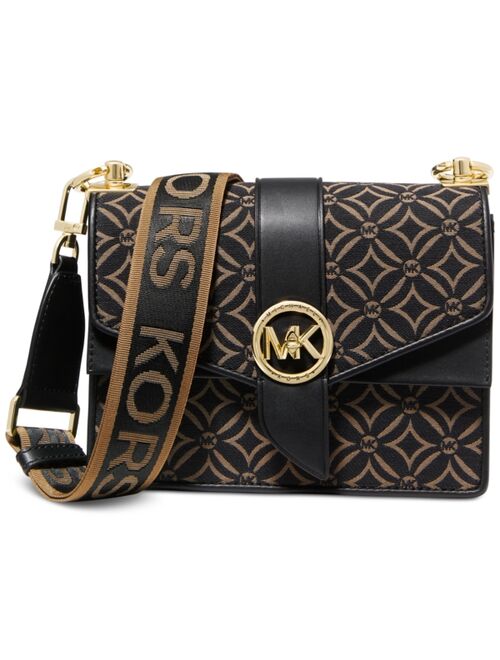 MICHAEL MICHAEL KORS Logo Greenwich Small Convertible Crossbody