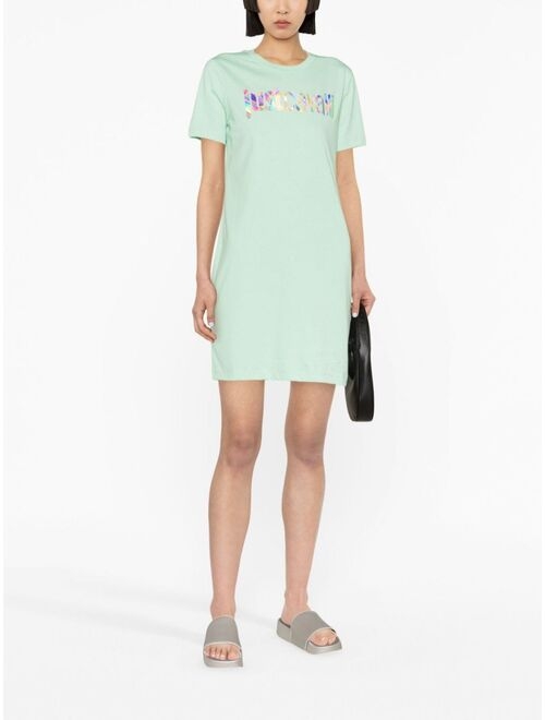 Just Cavalli logo print T-shirt dress