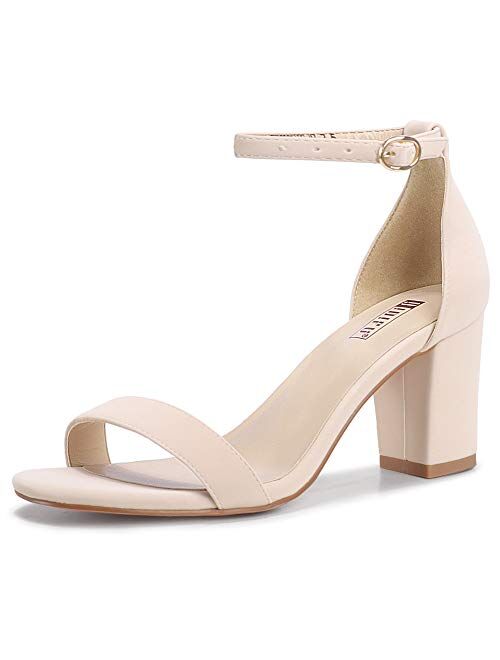 IDIFU Women's 3 Inch Heel Sandals for Women