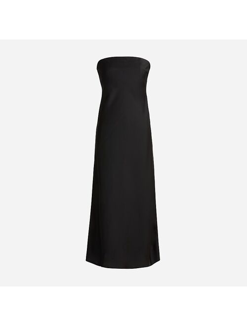 Collection strapless Gwyneth slip dress in luster charmeuse