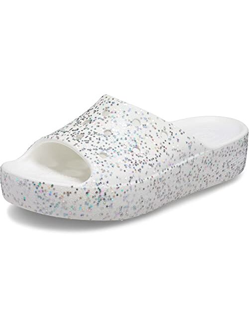 Crocs womens Classic Platform Slide | Platform Sandals