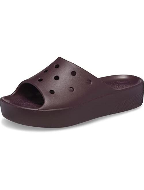 Crocs womens Classic Platform Slide | Platform Sandals