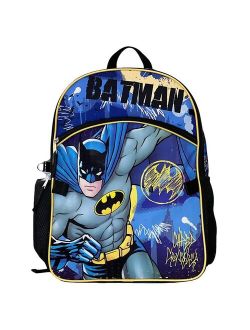 Licensed Character Kids DC Comics Batman 5-Piece Backpack Set