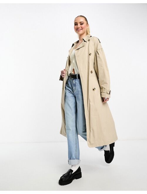 French Connection classic belted trench in taupe