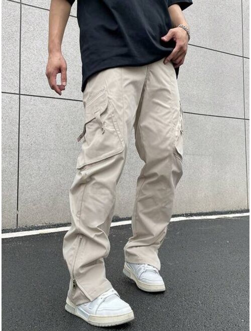 Manfinity EMRG Men Flap Pocket Side Cargo Pants