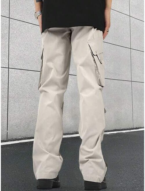 Manfinity EMRG Men Flap Pocket Side Cargo Pants