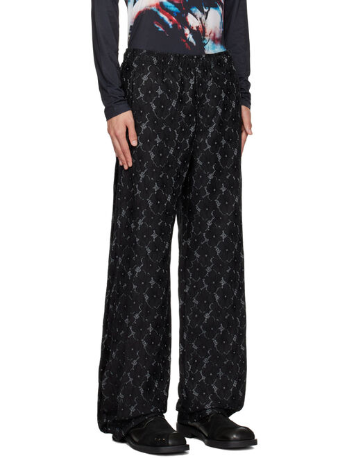 Andersson Bell Black Flower Trousers