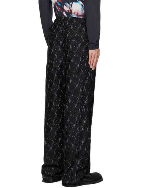 Andersson Bell Black Flower Trousers