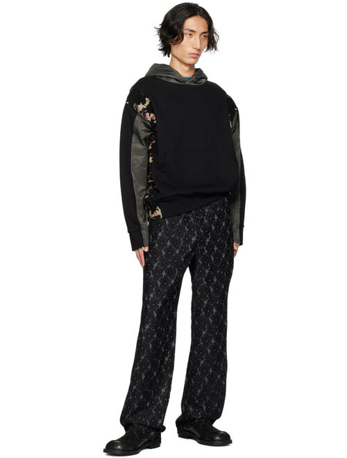 Andersson Bell Black Flower Trousers