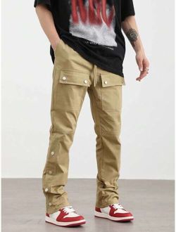 Manfinity EMRG Men Flap Pocket Side Cargo Pants