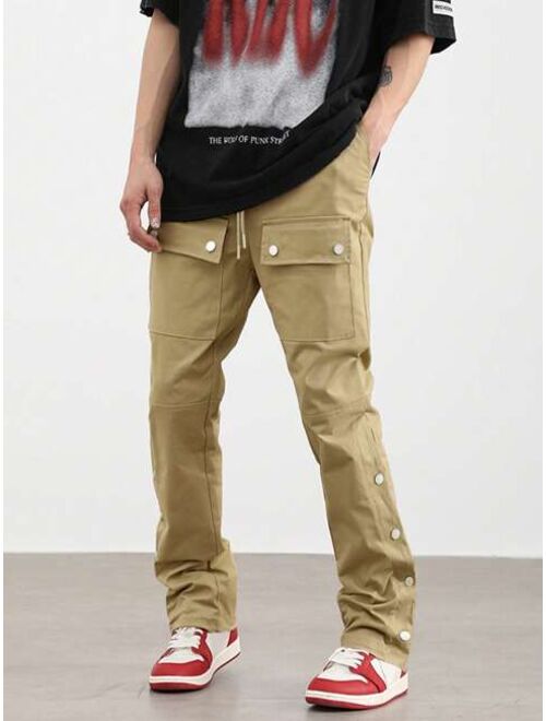 Manfinity EMRG Men Flap Pocket Side Cargo Pants