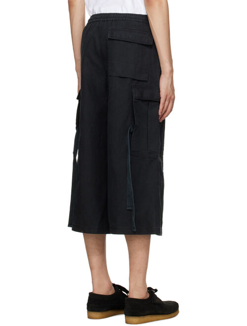 Maharishi Black Hakama Cargo Pants