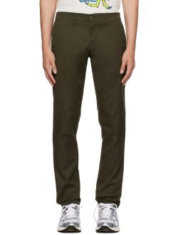 Work In Progress Khaki Sid Trousers