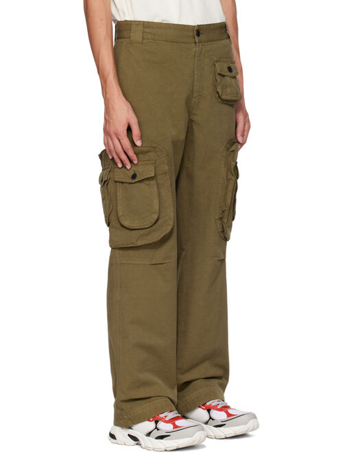 Heron Preston Khaki Pocket Cargo Pants