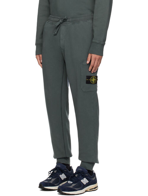 Stone Island Gray Drawstring Sweatpants