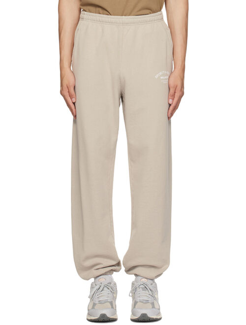 Sporty & Rich Beige 'Wellness' Sweatpants