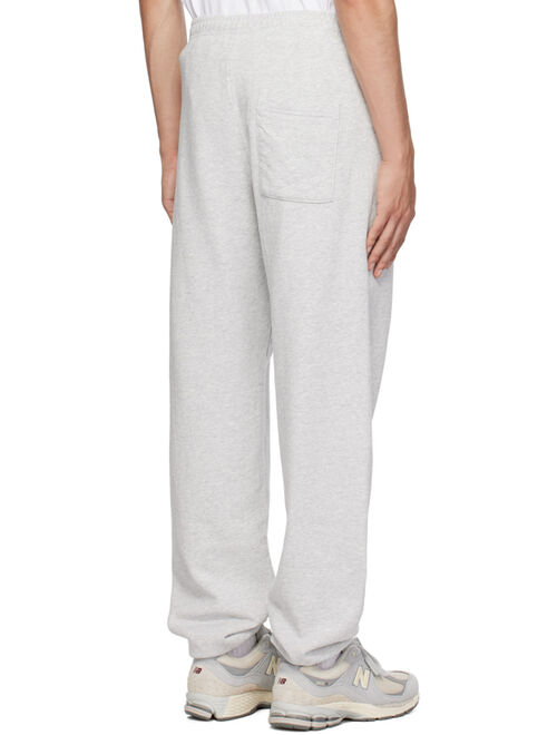 Sporty & Rich Gray Italic Sweatpants