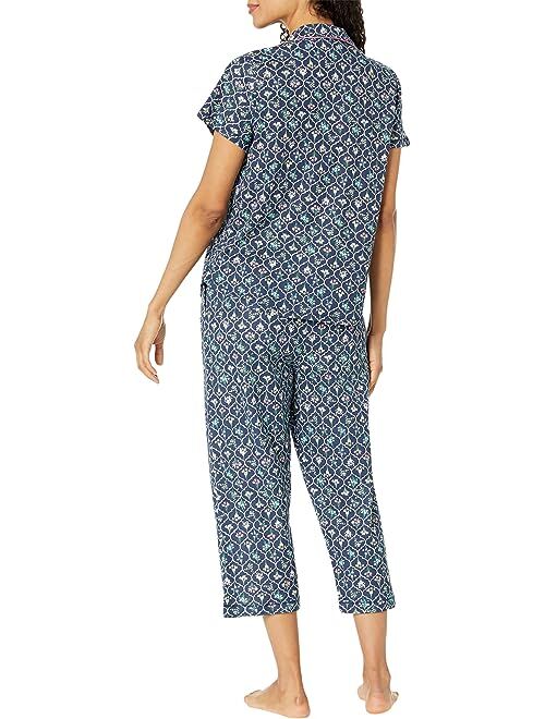 Karen Neuburger Summer Garden Short Sleeve Girlfriend PJ Set