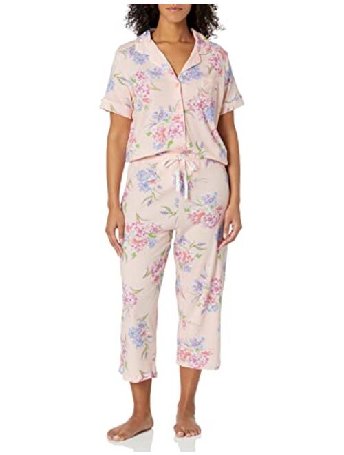 Karen Neuburger Butterfly Meadow Short Sleeve Girlfriend PJ Set