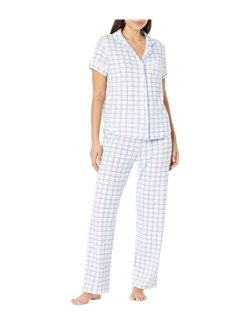 Karen Neuburger Spring Dreamer Girlfriend Short Sleeve Long PJ Set