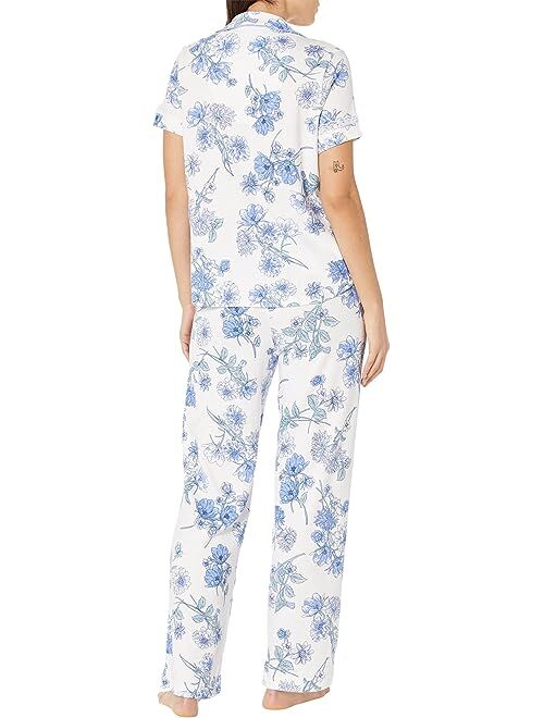 Karen Neuburger Spring Dreamer Girlfriend Short Sleeve Long PJ Set