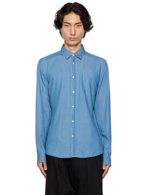 BOSS Blue Slim-Fit Shirt