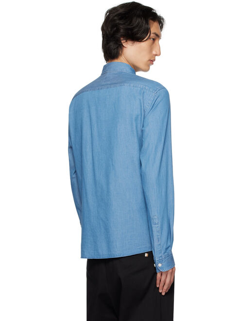 BOSS Blue Slim-Fit Shirt