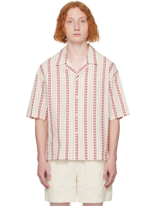 LE17SEPTEMBRE Off-White Embroidered Shirt