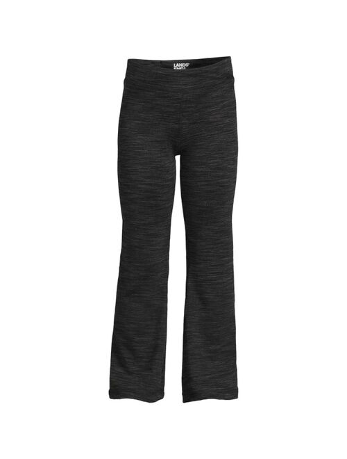 LANDS' END Girls Child High Waisted Active Flare Leggings